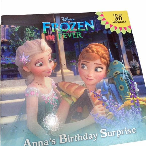 Disney Frozen Fever book with 30 stickers - Picture 1 of 7